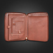 Compendium Co's A4 Leather Compendium Brown