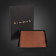 Compendium Co. dark brown compendium in luxury black packaging